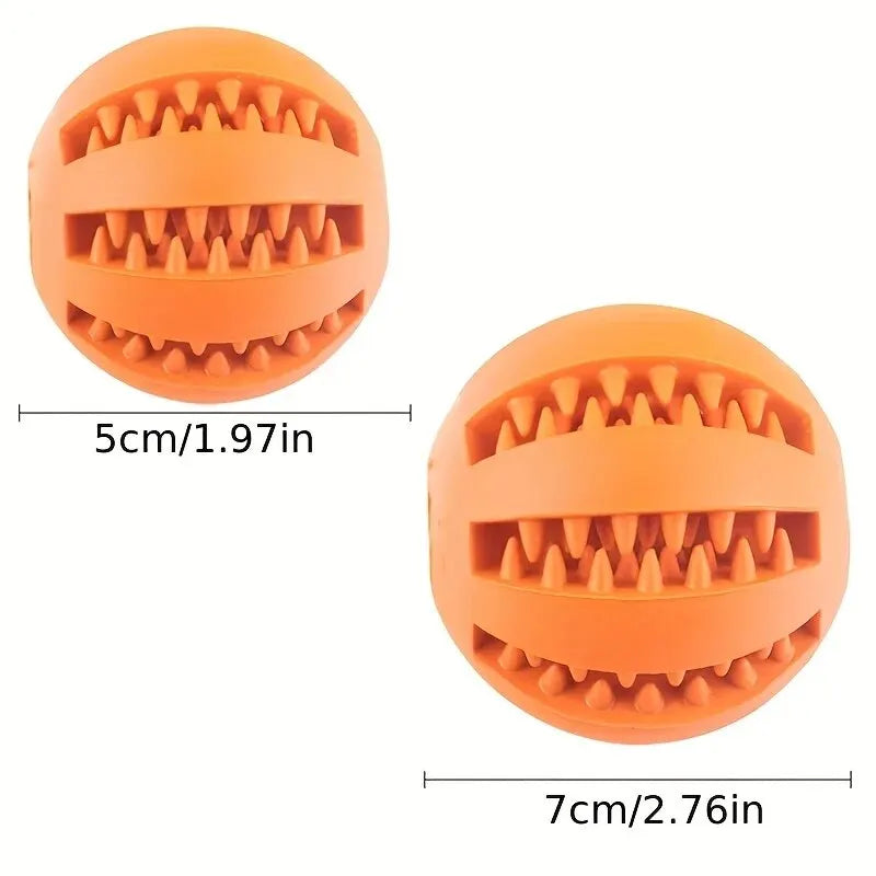 Treat Dispensing Dog Ball – Chew-Resistant Food Puzzle Toy
