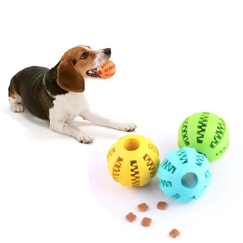 Treat Dispensing Dog Ball – Chew-Resistant Food Puzzle Toy