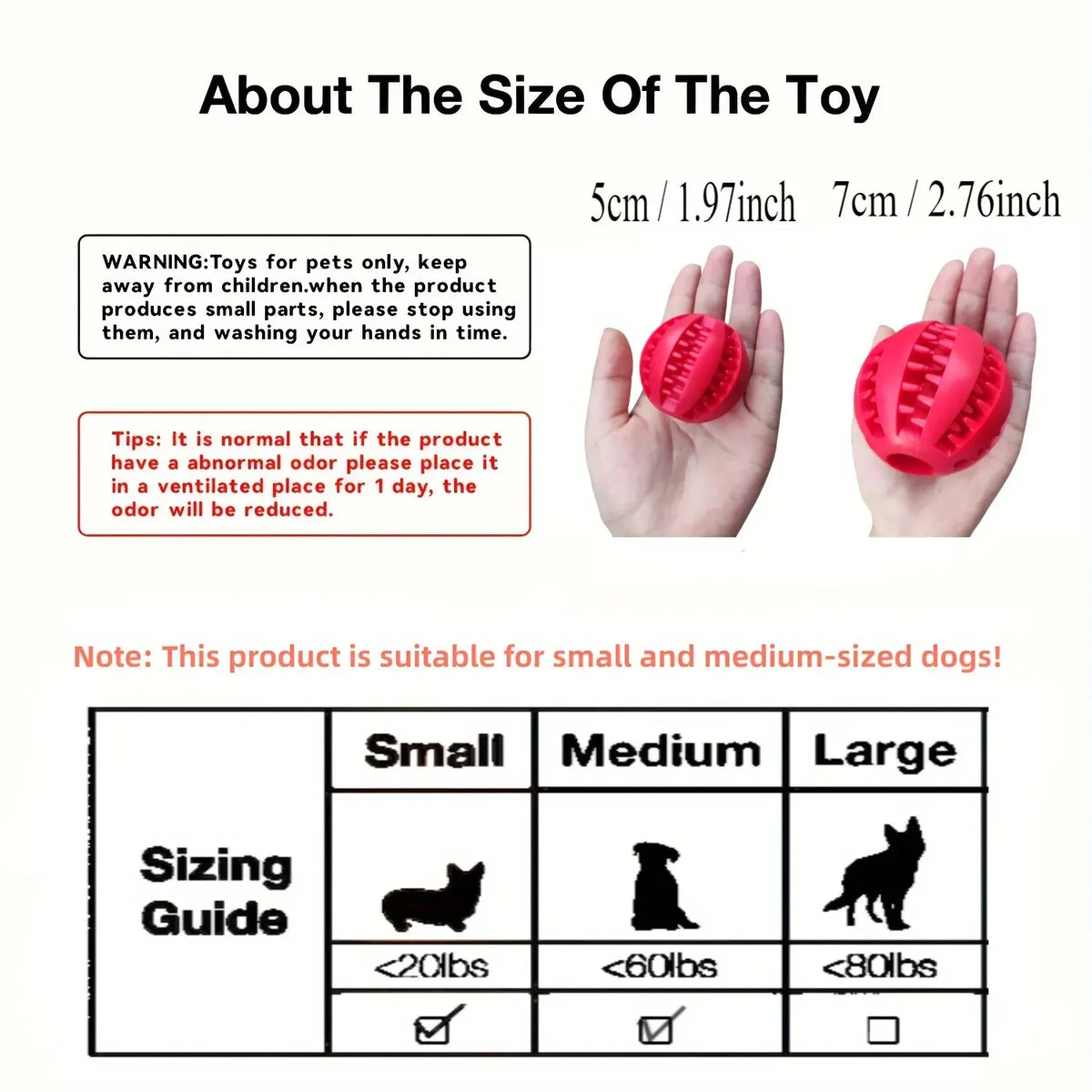 Treat Dispensing Dog Ball – Chew-Resistant Food Puzzle Toy